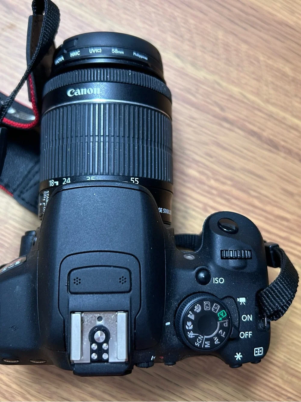 Canon Rebel DSLR Camera Kit with Black Body and Accessories. (1235)